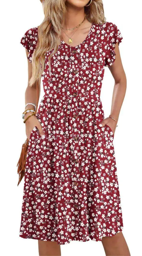 button summer dress - best summer dresses