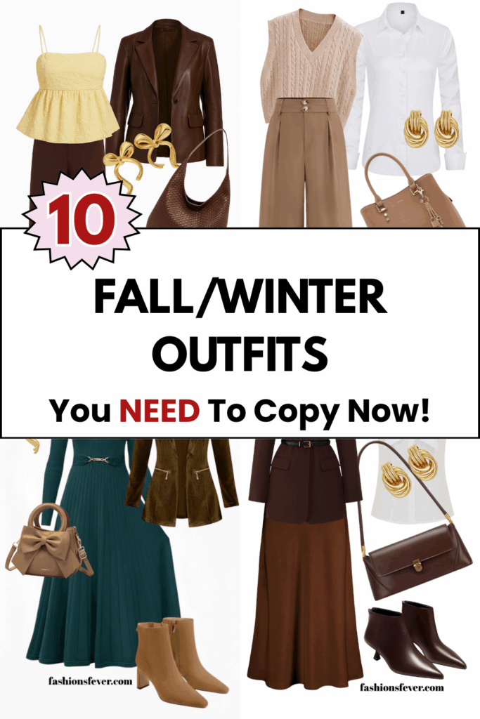 Fall/Winter Outfits From Casual To Work To Copy Now