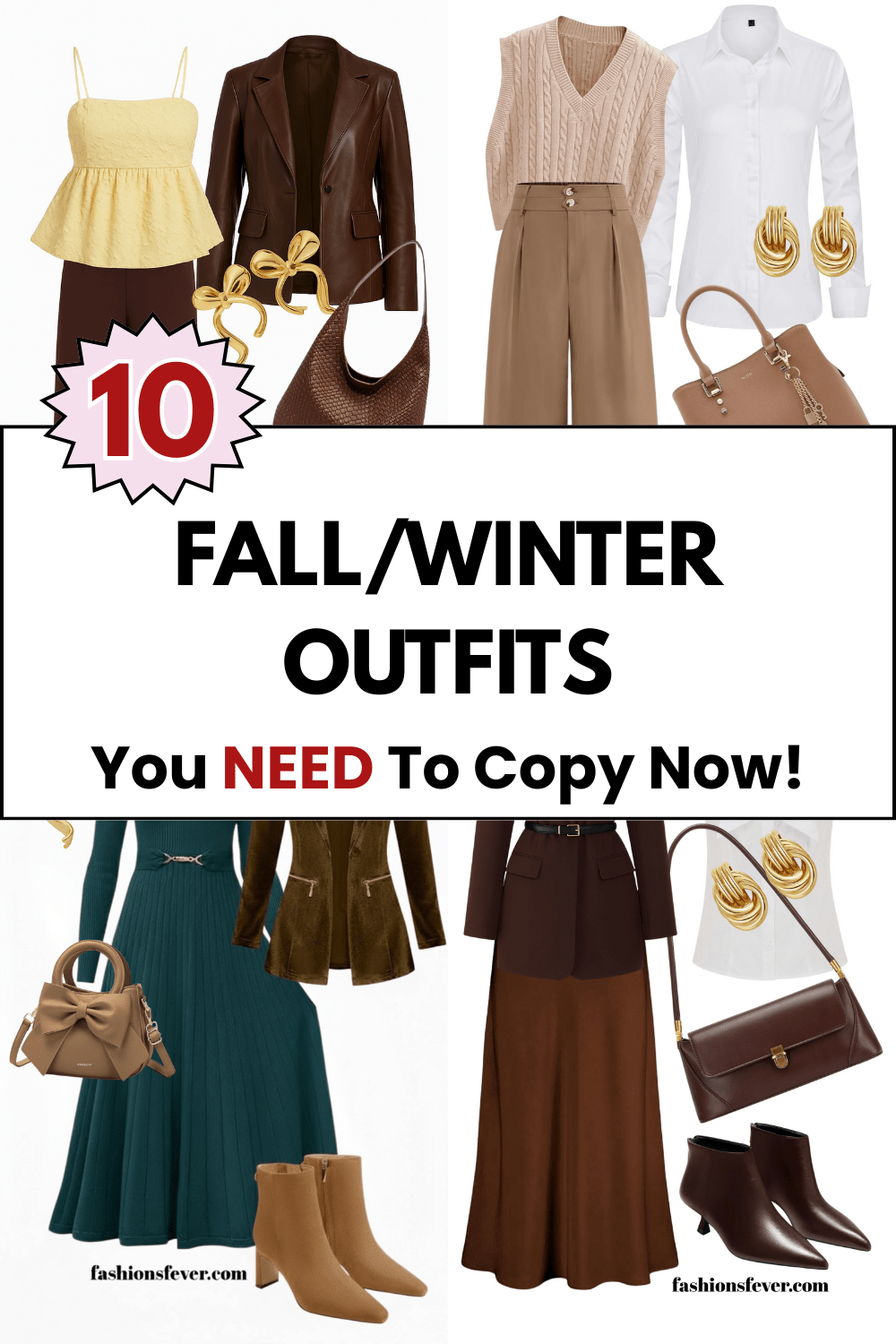 10 Fall/Winter Outfits From Casual To Work To Copy Now