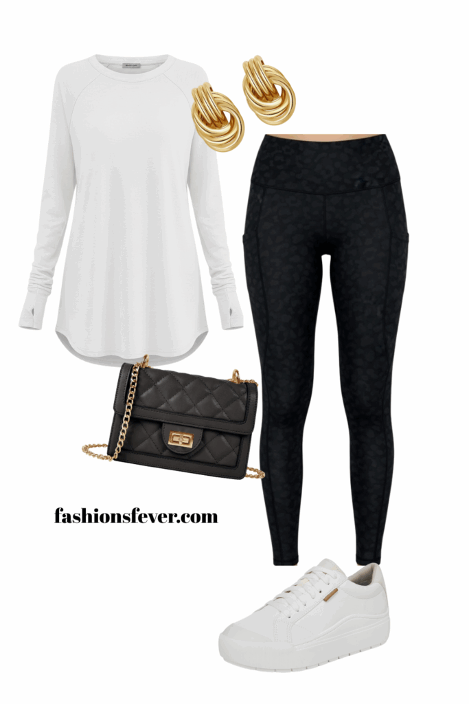 leggings in fall/winter outfits for home