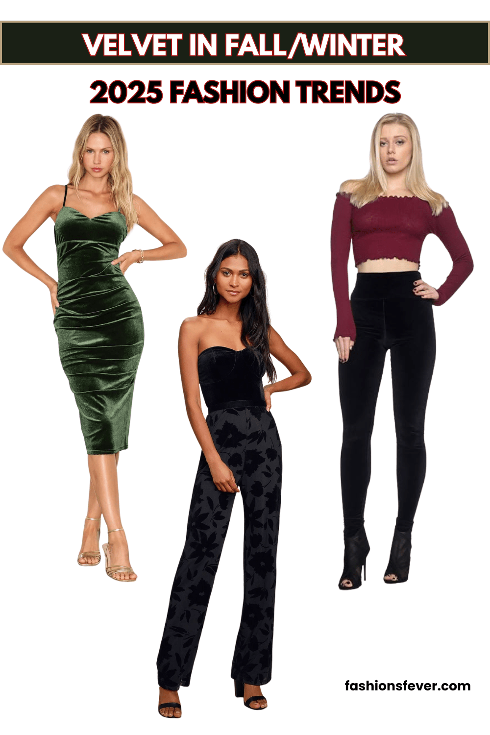 velvet in fall/winter 2025 fashion trends
