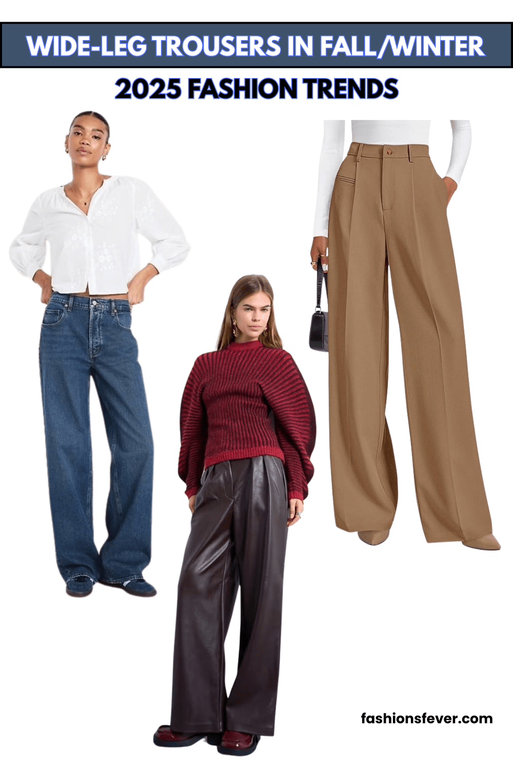 wide-leg trousers in fall/winter 2025 fashion trends