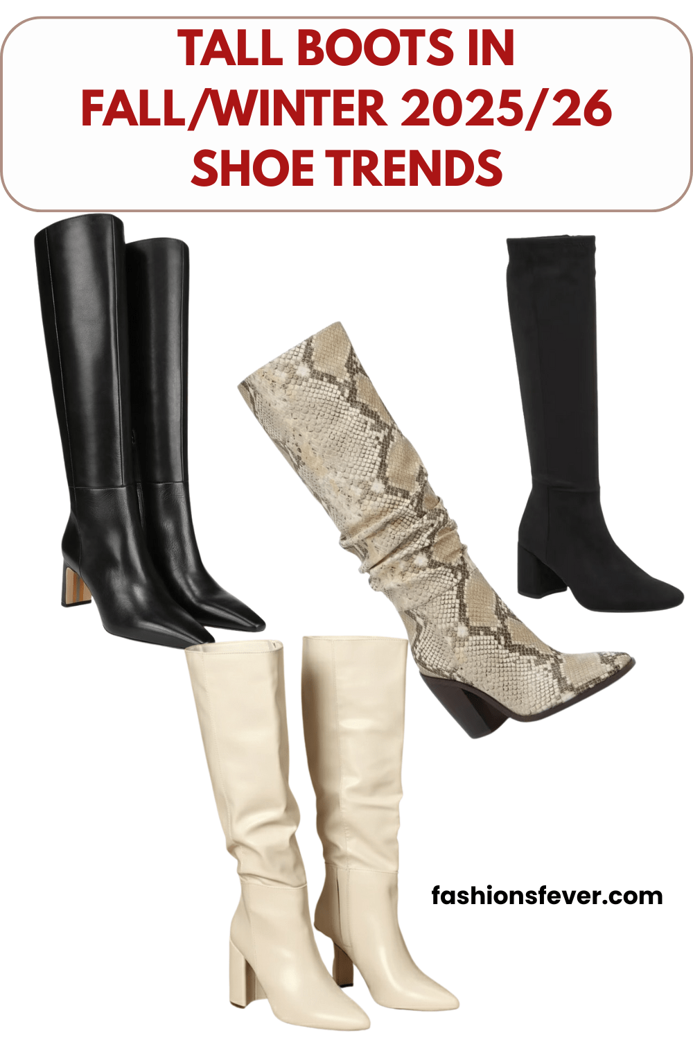 tall boots in fall/winter 2025/26 shoe trends
