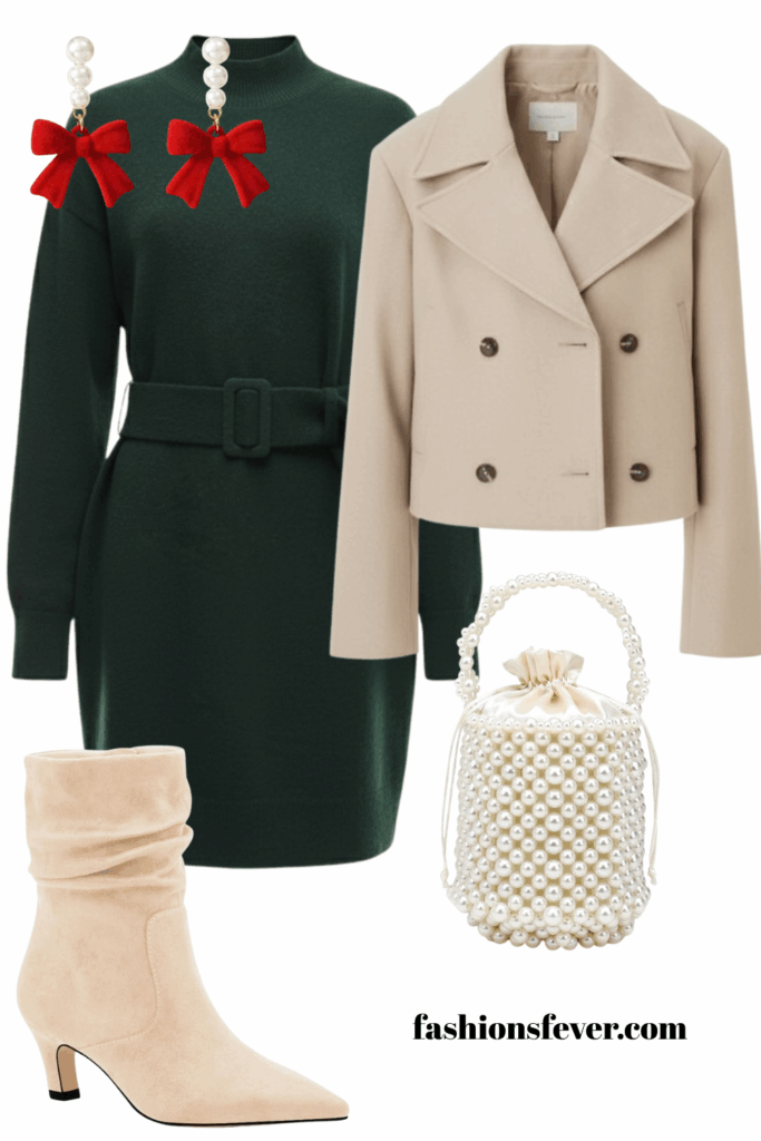 christmas looks in christmas party outfits