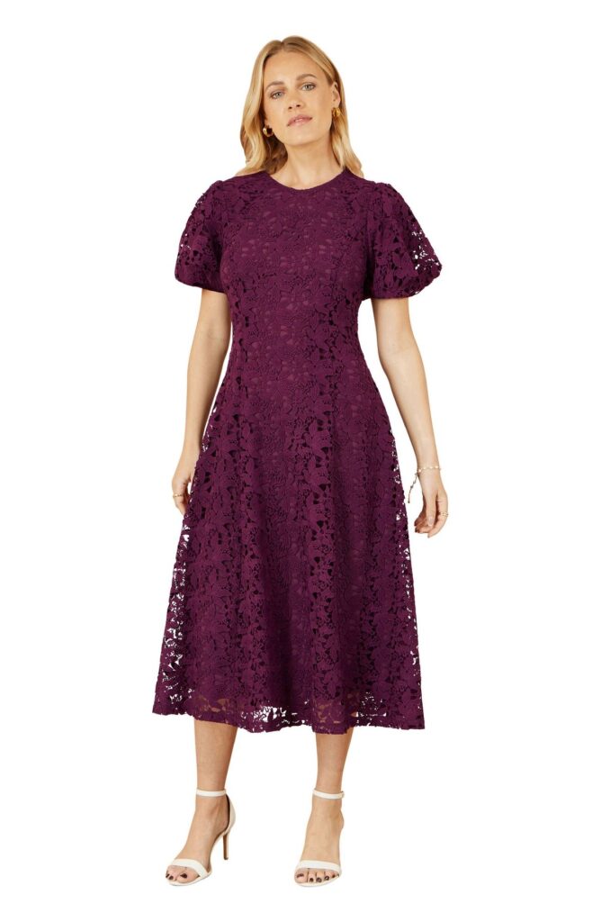 lace dress in fall/winter wedding guest dresses