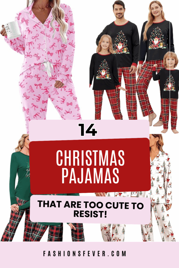 Christmas Pajamas That Are Cute - For Party And Family