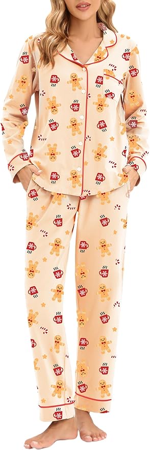 Gingerbread Christmas Pajamas