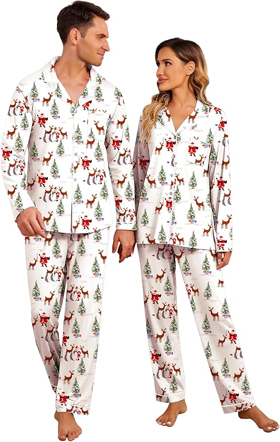 White Winter Wonderland Christmas Pajamas