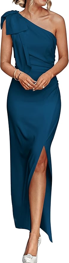 one-shoulder-spring-summer-wedding-guest-dresses