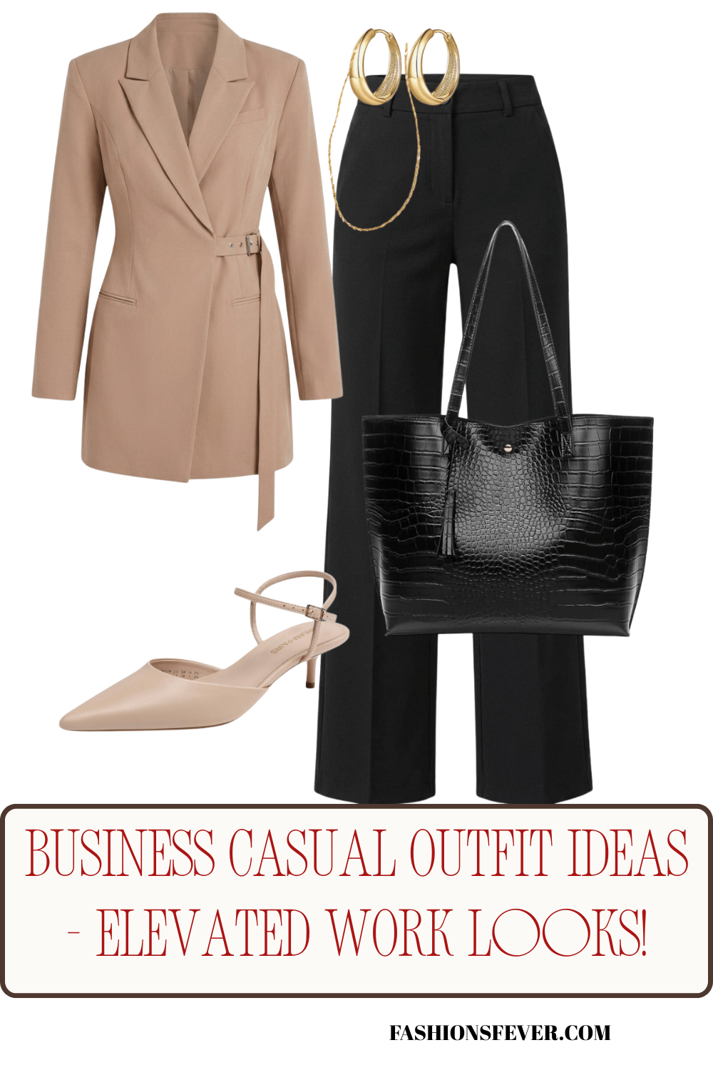 Looking for business casual outfits that actually work? Discover 5 elevated summer work outfits and smart casual work outfit ideas, from blazer dresses to wide-leg trousers. Perfect work outfit ideas for women, teachers, and office professionals who want to look polished effortlessly.