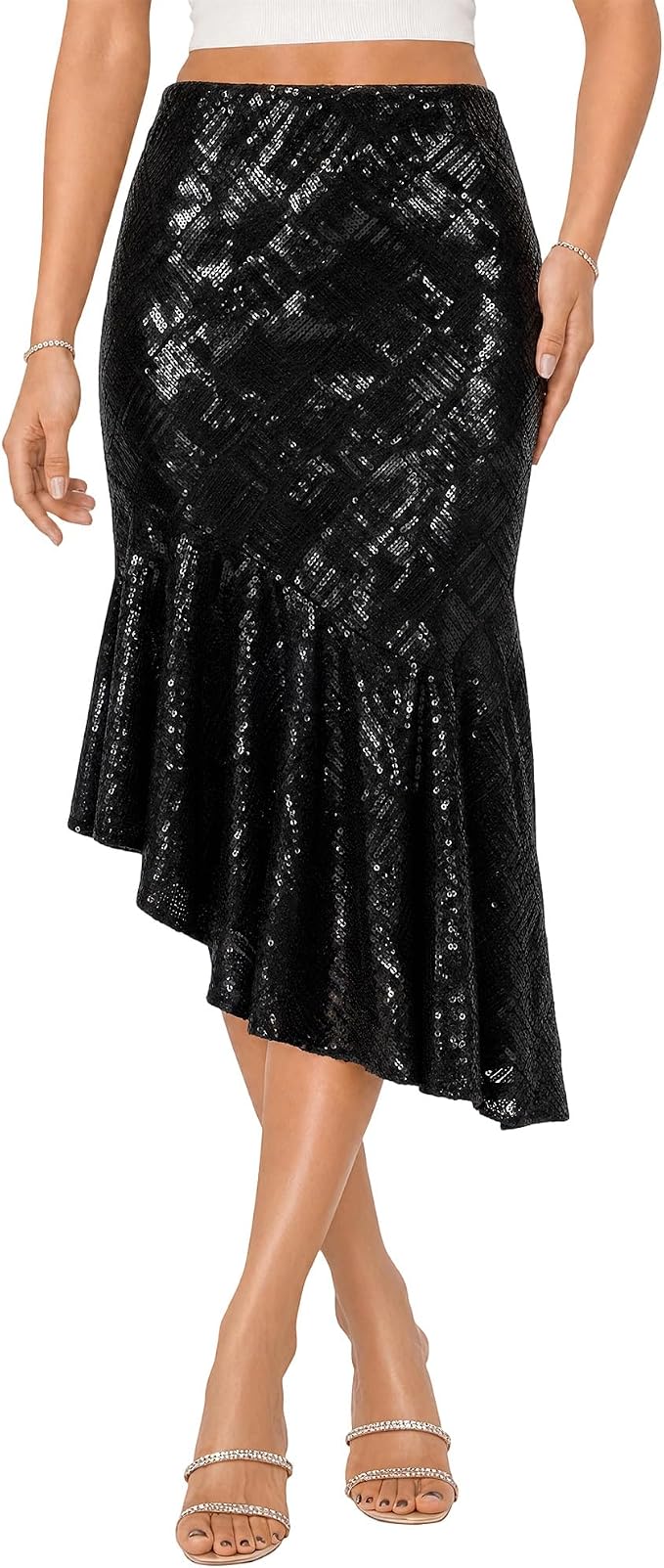 sequin skirt